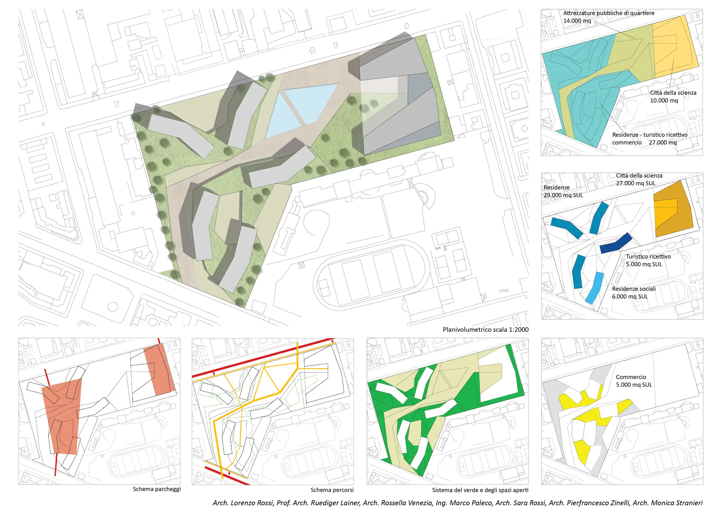 Concorso a inviti – Progetto Flaminio (Roma) Concorso internazionale di progettazione per il quartiere della Città della Scienza