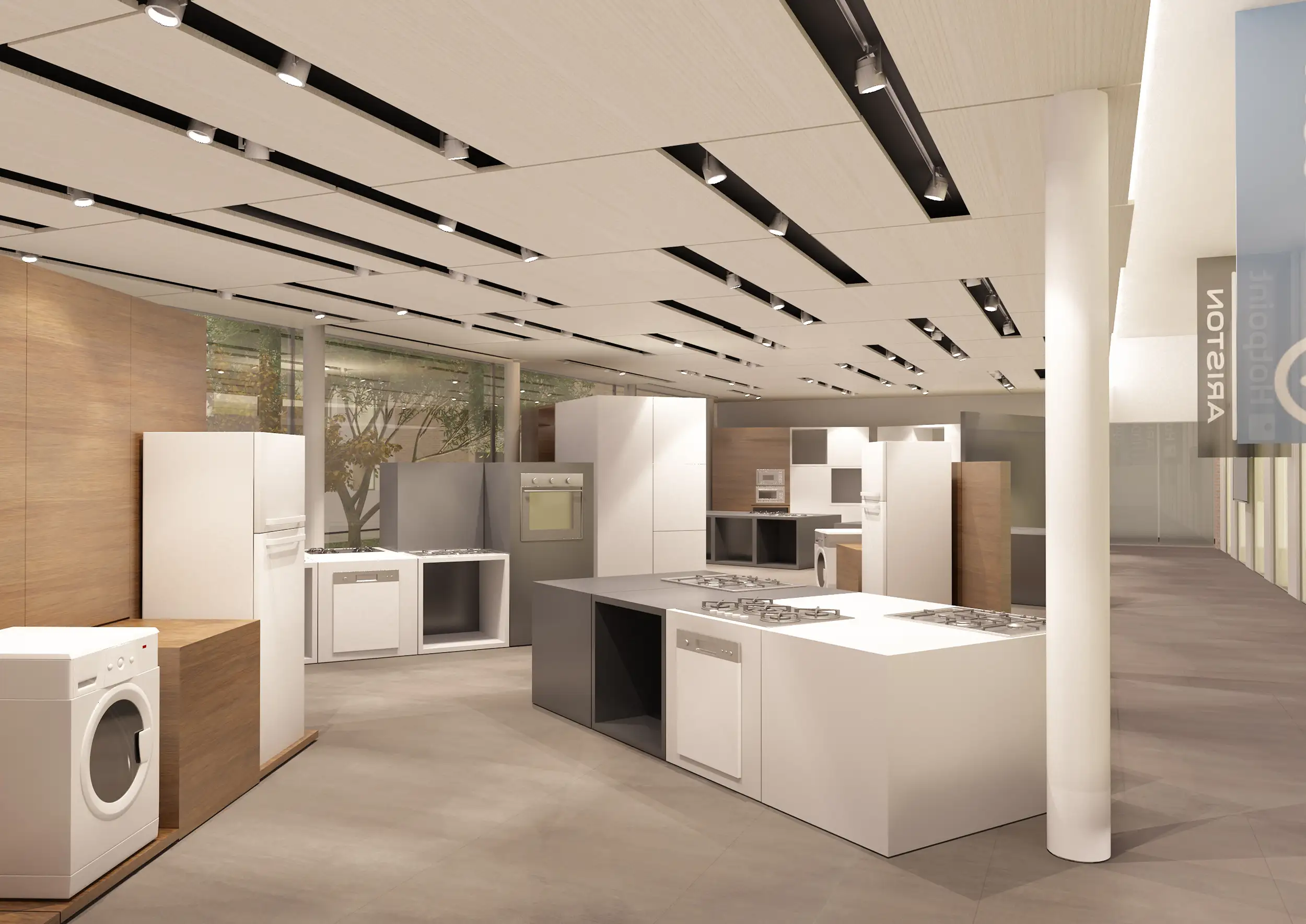 Progetto Showroom Hotpoint Ariston
