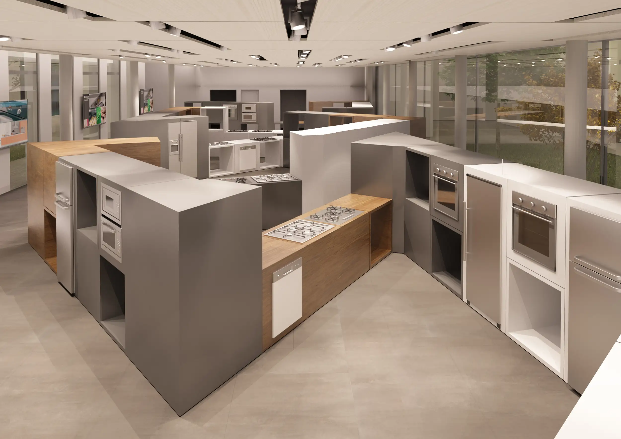 Progetto Showroom Hotpoint Ariston