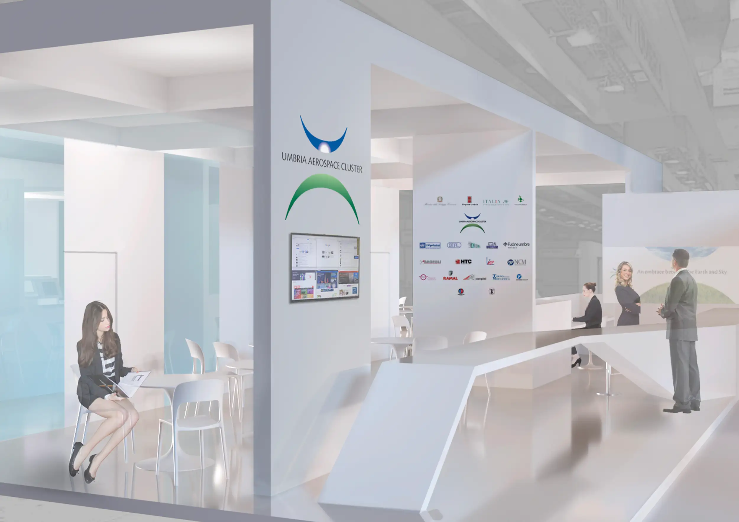 Progetto Stand Espositivo Polo Aerospaziale dell’Umbria