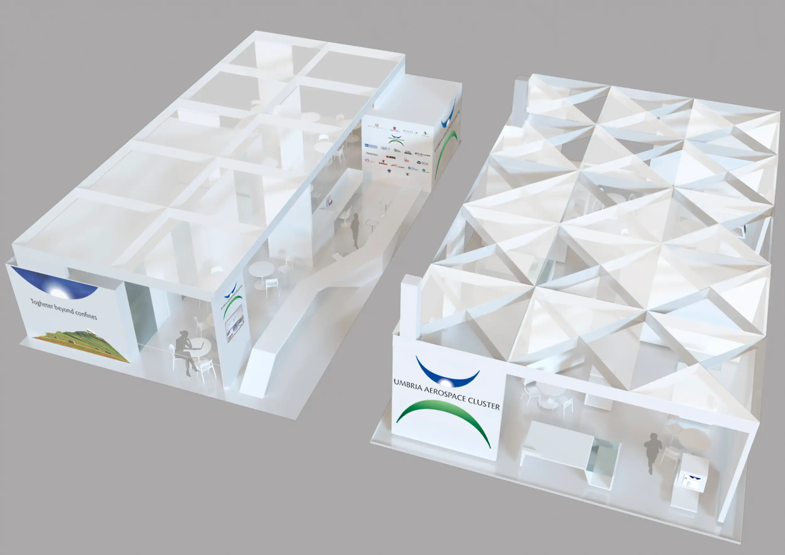 Progetto Stand Espositivo Polo Aerospaziale dell’Umbria