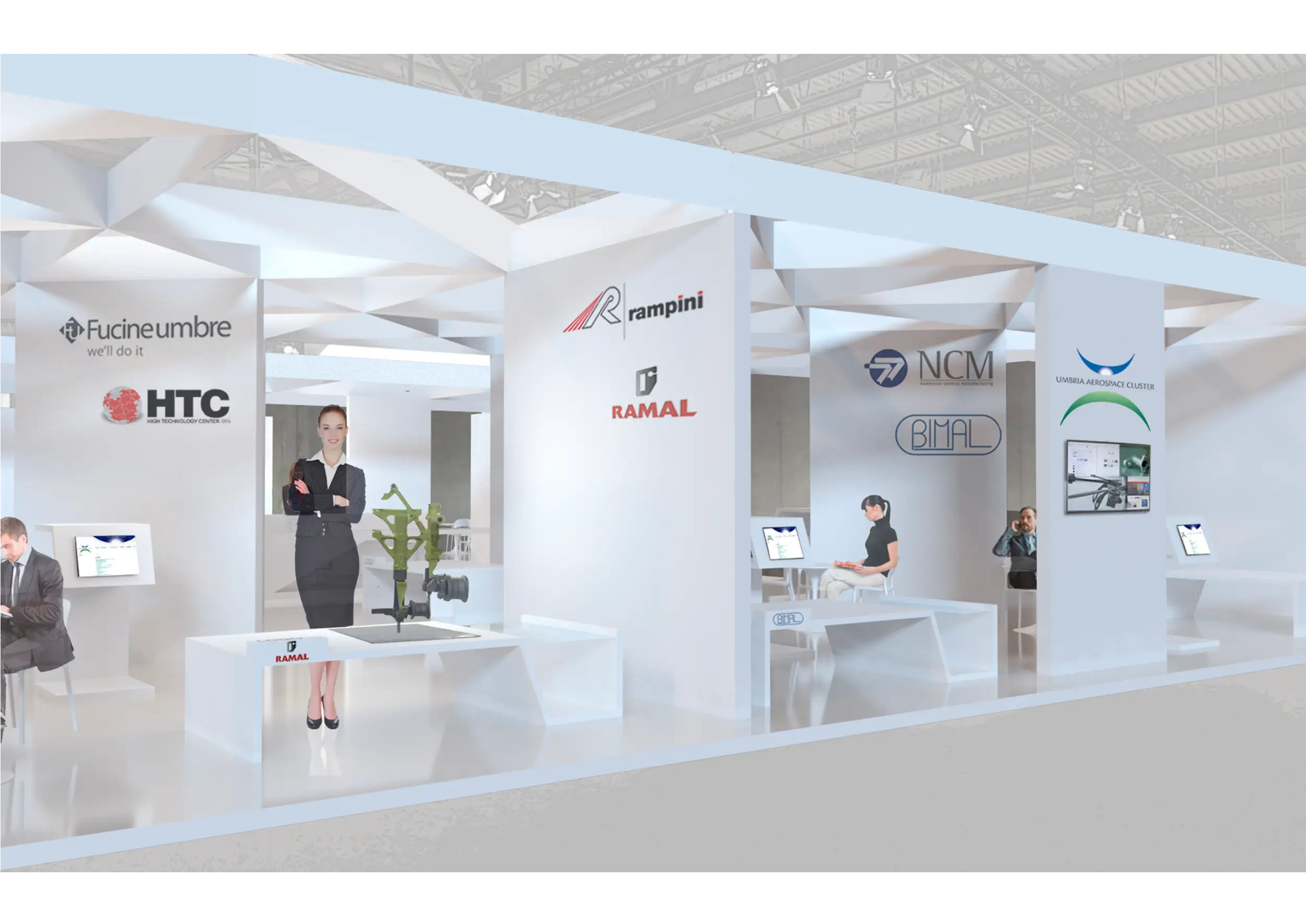 Progetto Stand Espositivo Polo Aerospaziale dell’Umbria