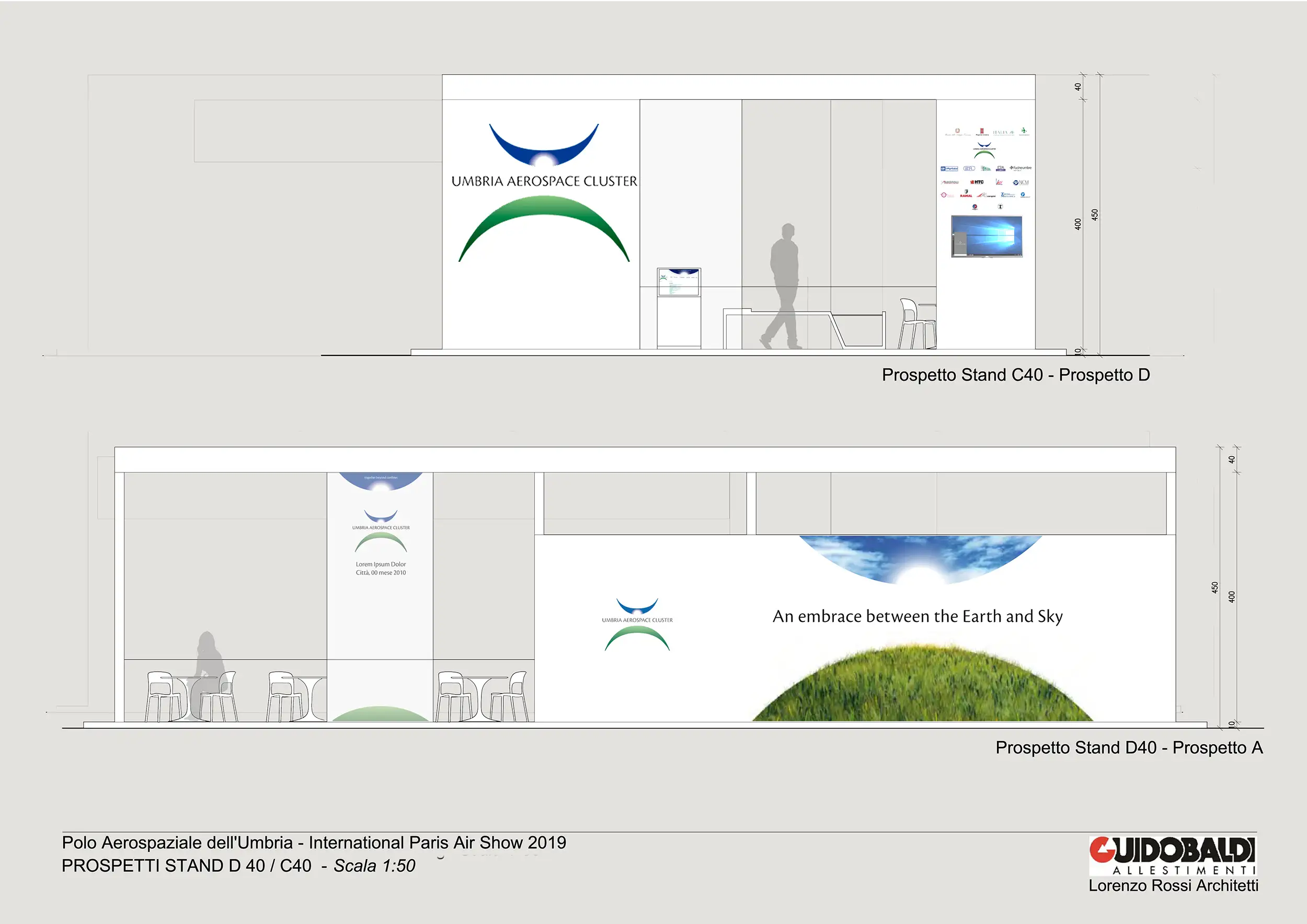 Progetto Stand Espositivo Polo Aerospaziale dell’Umbria