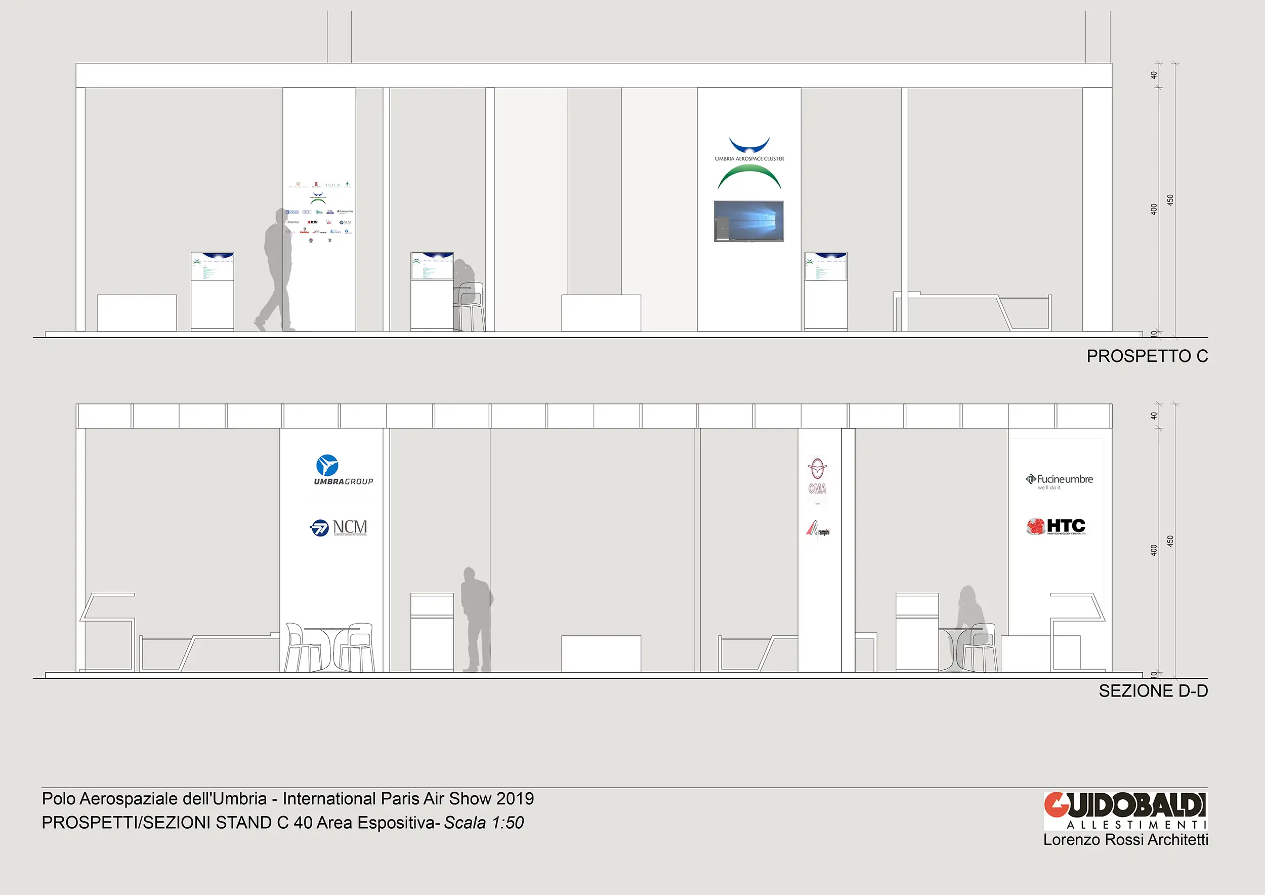 Progetto Stand Espositivo Polo Aerospaziale dell’Umbria