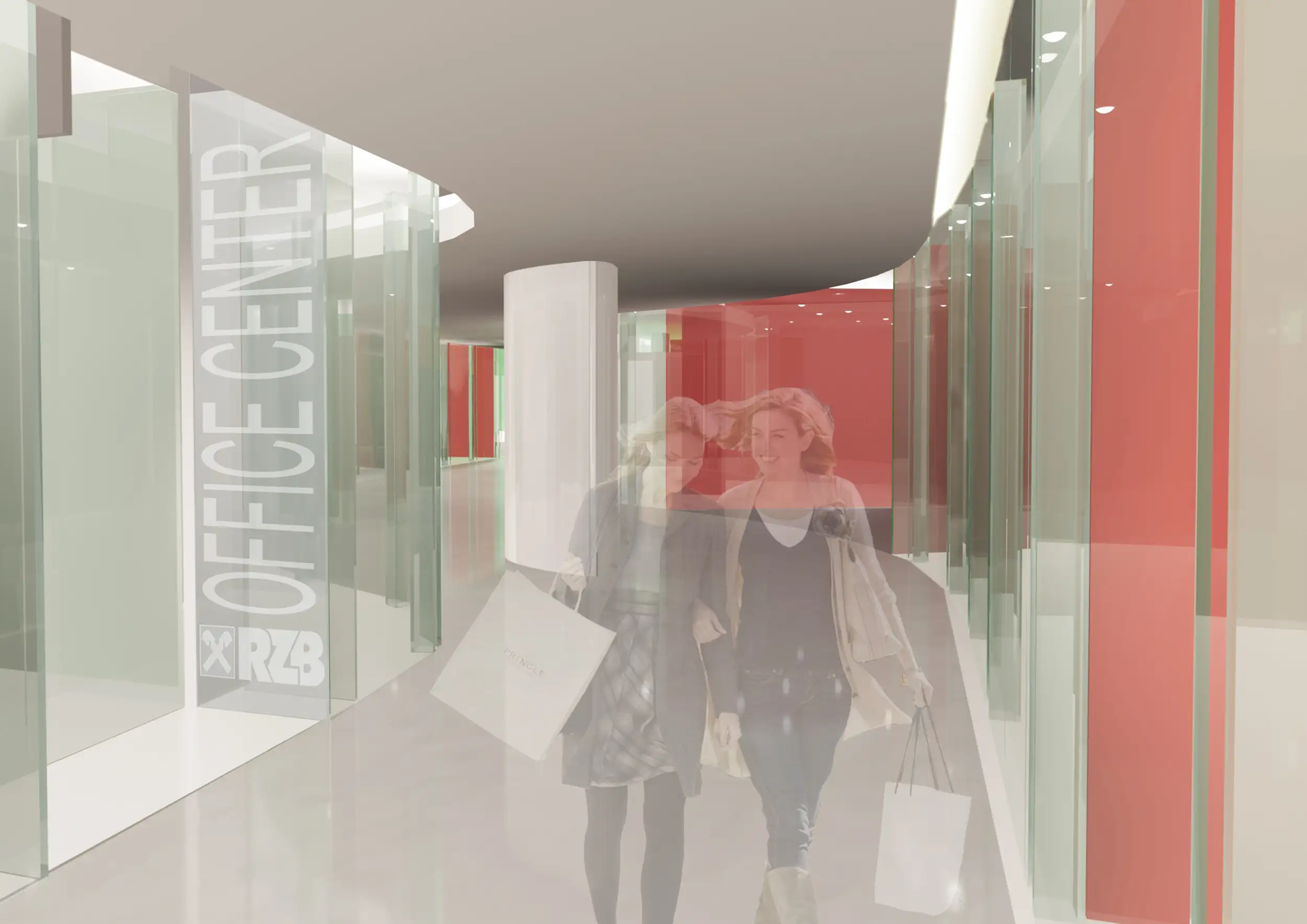 Concorso per riqualificazione Galleria Urbana RZB Vienna (Austria)