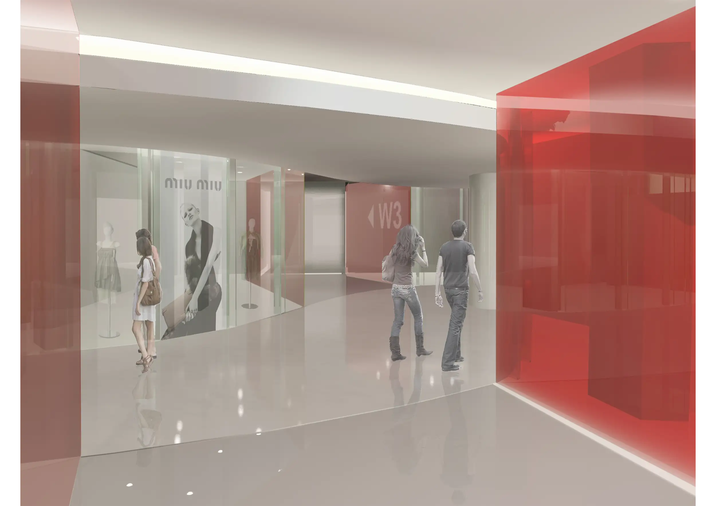 Concorso per riqualificazione Galleria Urbana RZB Vienna (Austria)